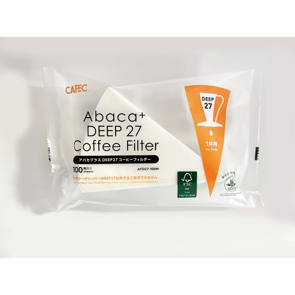 Cafec DEEP 27 Coffee Filter – 3 Pack