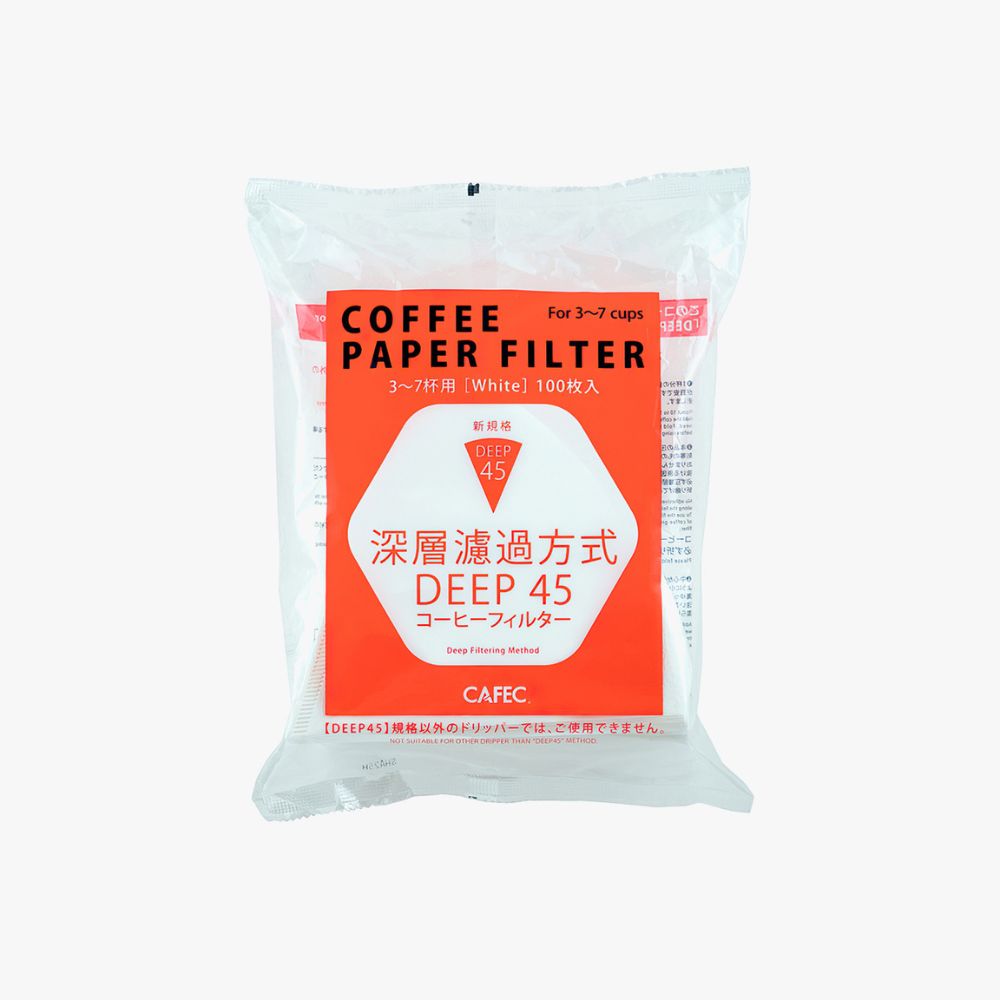Cafec DEEP45 Filter Paper 3-7cup