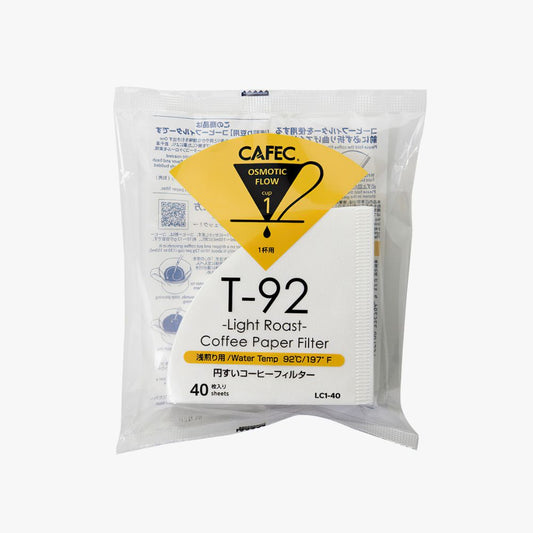 Cafec Light Roast Special Paper Filters – 1cup
