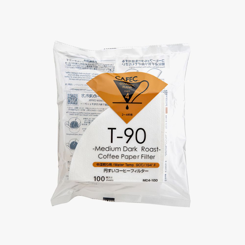 Cafec Medium Dark Roast Special Paper Filters – 1-4cup