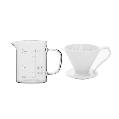 Cafec Beaker Server & Flower Dripper