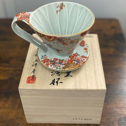 Cafec limited-edition Imari-ware dripper Bundle