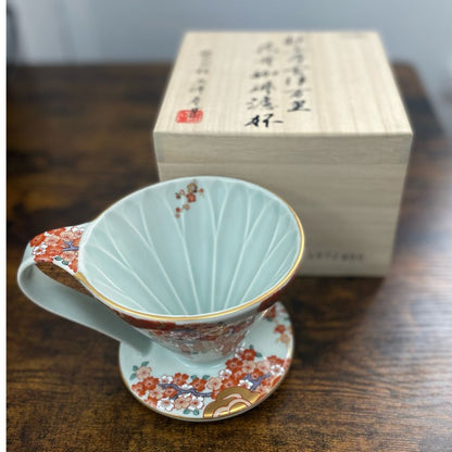 Cafec limited-edition Imari-ware dripper Bundle